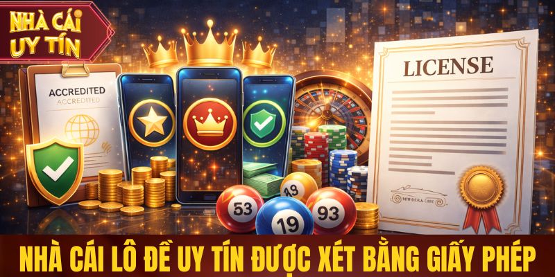 Top Nhà Cái Lô Đề Uy Tín Được Đánh Giá Cao Nhất 2026 Nhà cái lô đề uy tín được xác định bằng giấy phép